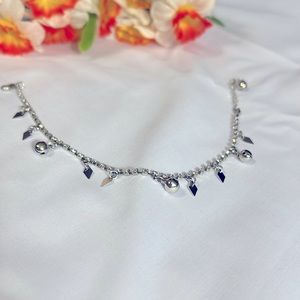 NWOT Silver Bell Anklet